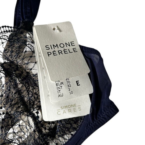 SIMONE PERELE Reflet Full Coverage Plunge underwire bra 13Z319 size EU 70E NWT - Picture 4 of 13